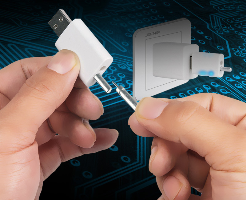 Fish Finder Charger - شاحن USB لبطارية CR425 CR322 قابلة