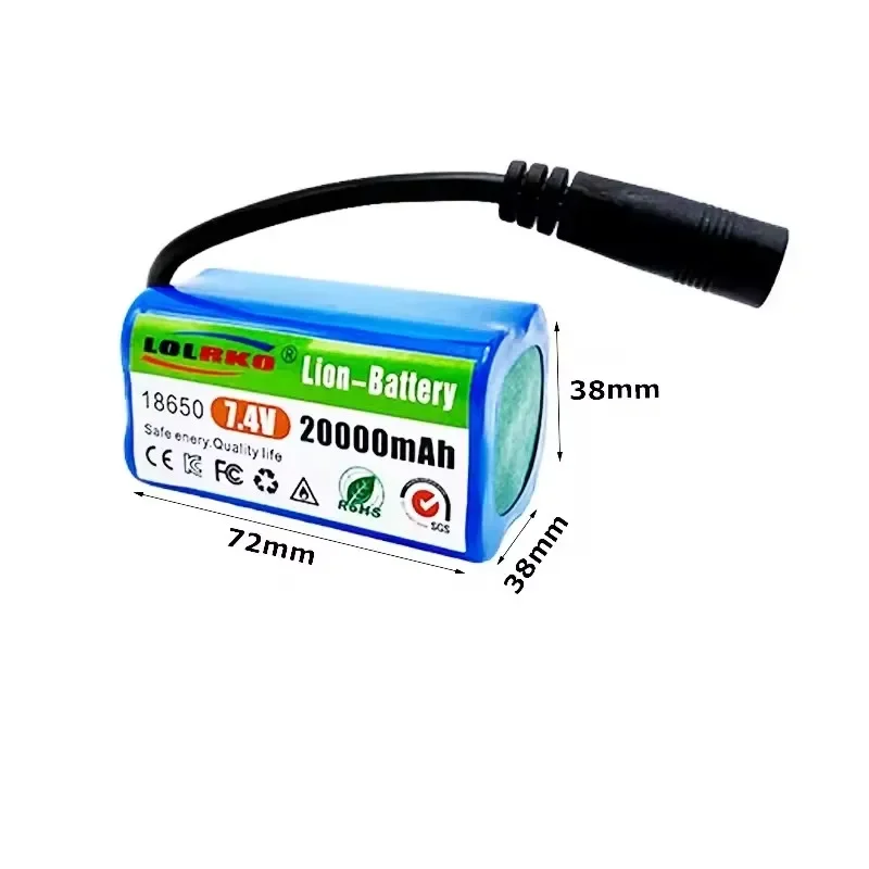 بطارية 7.4 فولت 20000 مللي أمب - مراجعة Fish Finder Charger وسعره